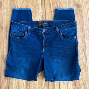 KUT, Raw Edge Skinny Jeans, Size 14